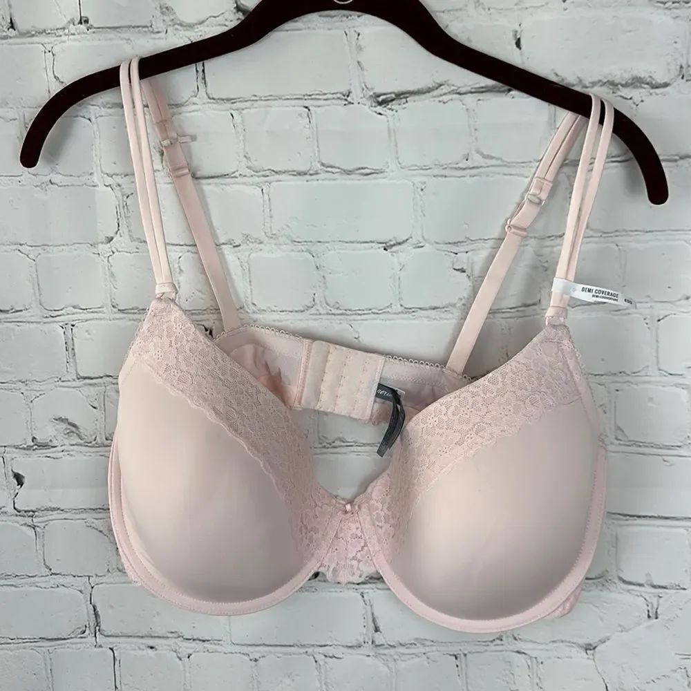 Aerie Lace Accent 40D Demi Coverage Bra NWT
